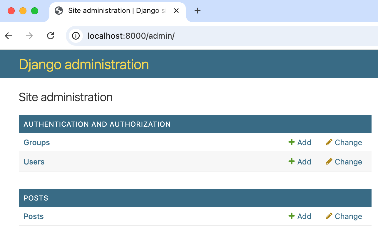 custom model on django admin site
